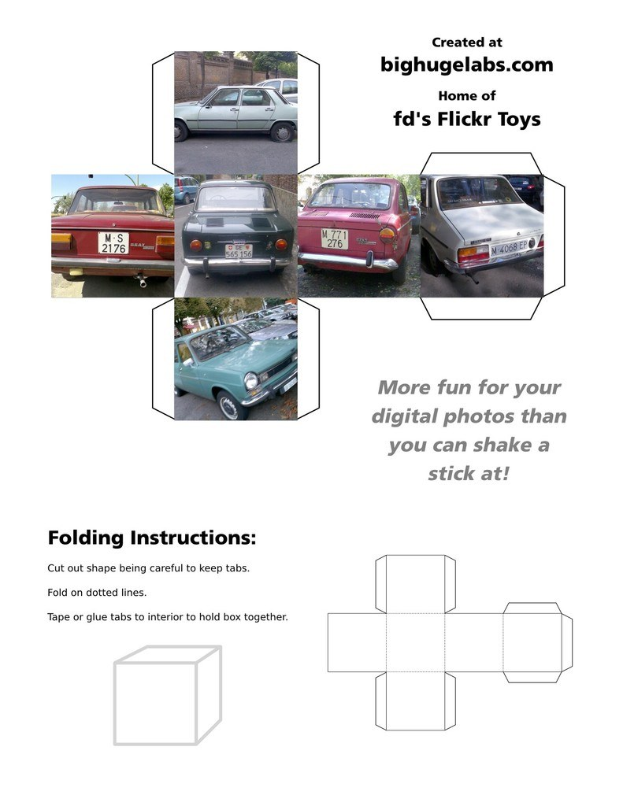 Präsentation mit Fahrzeugen auf der Straße und sichtbarem Text.